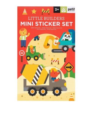 Petit Collage minikleepsude komplekt - Little Builders