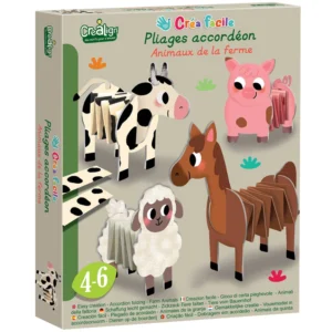 Créa Lign' meisterdamiskomplekt - volditavad loomad - Talu