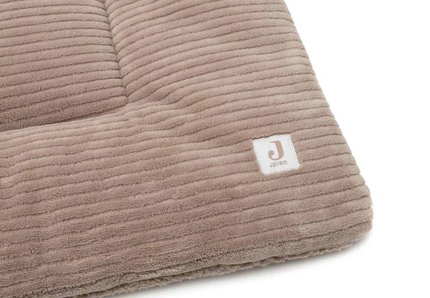 Jollein mängumatt Cloudy Rib 75x95 cm - Milky Coffee - Image 3
