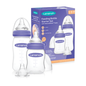 Lansinoh ® komplekt pudelid (160ml ja 240ml) ja toitmislutid (S/M/F)