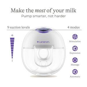 Alternative view of LANSINOH® kaasaskantav käed vaba elektriline rinnapump