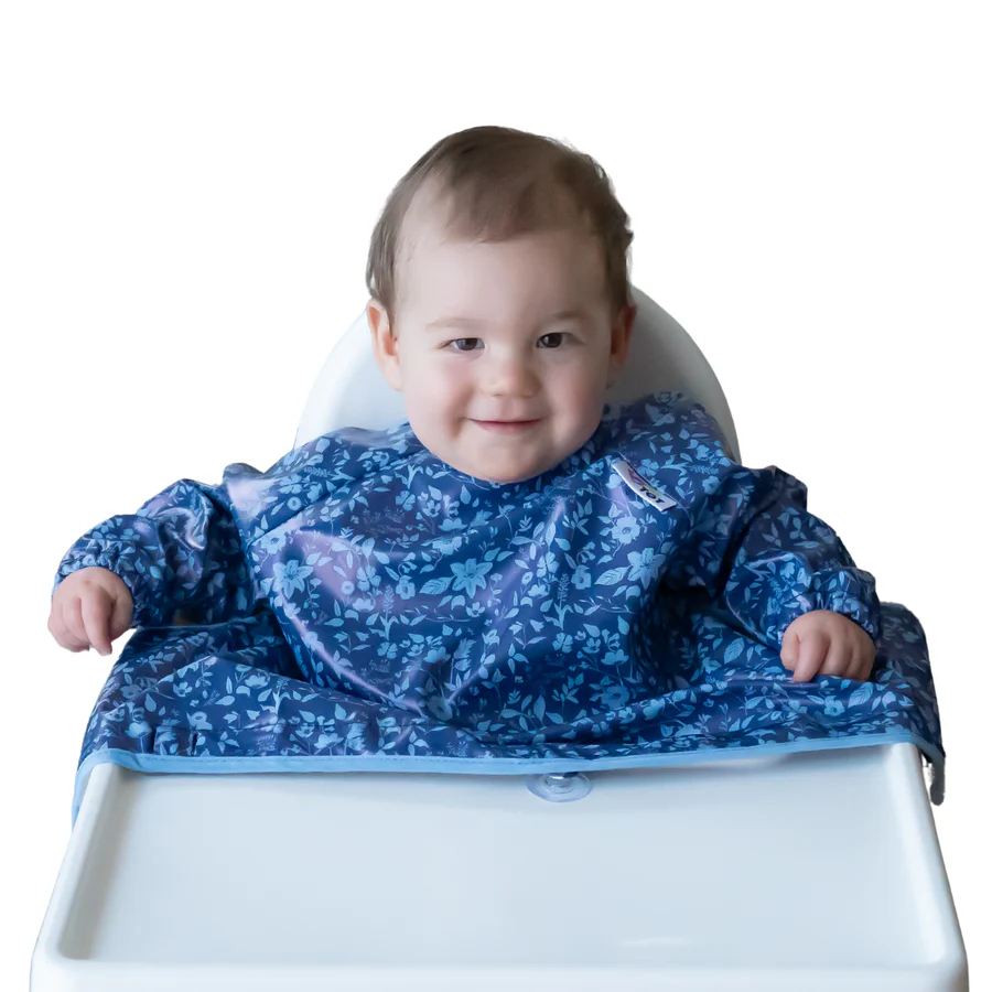 Tidy Tot Cover & Catch iminappadega põll - Fleur de Jardin (Bleu)