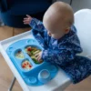 Tidy Tot Fleur de Jardin komplekt (silikoonist sektortaldrik, põll, kott ja tops) - Bleu - Pilt 5