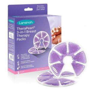 Lansinoh 3-in-1 Therapearl rinnakompress