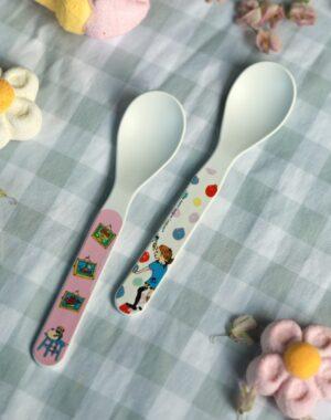Alternative view of Rätt Start lusikate komplekt (2 tk) - Pipi sünnipäev