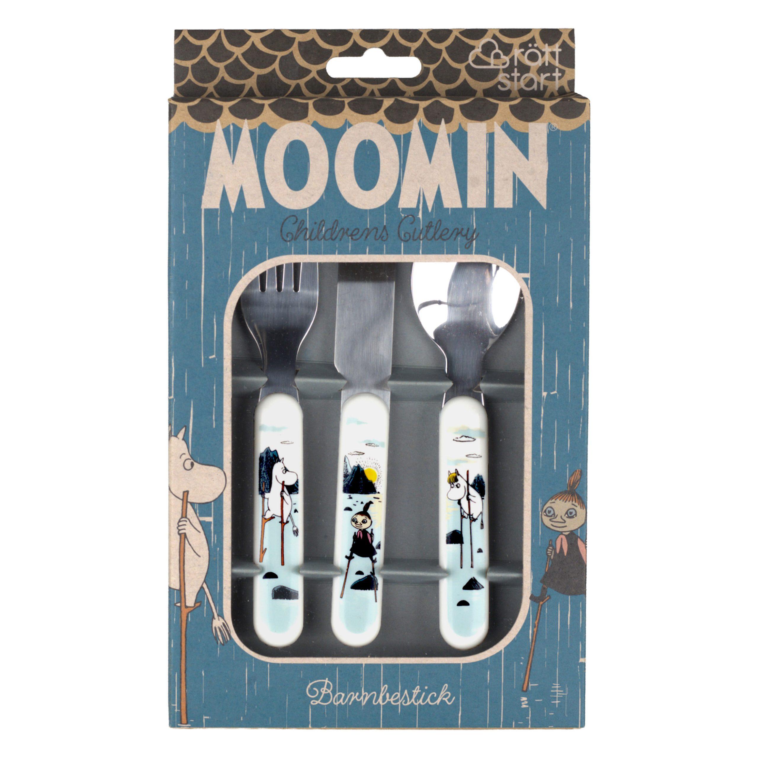 Rätt Start 3-osaline söögiriistade komplekt - Muumi saared