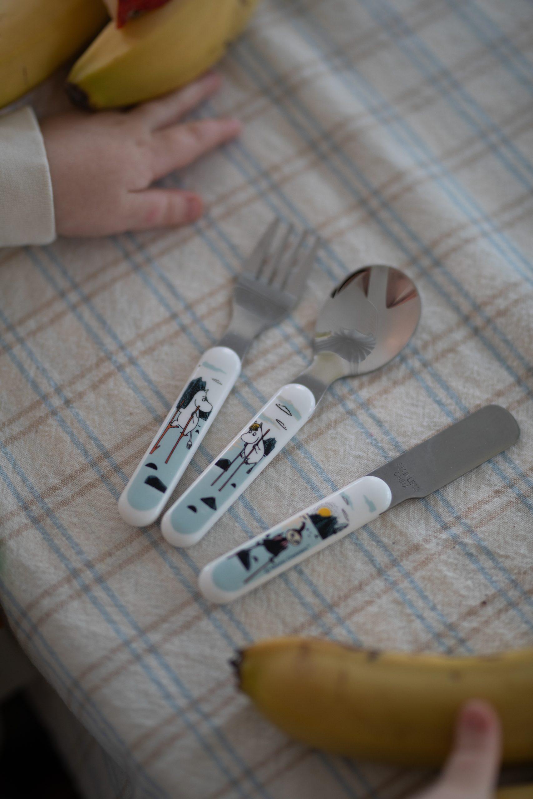 Rätt Start 3-osaline söögiriistade komplekt - Muumi saared - Image 3