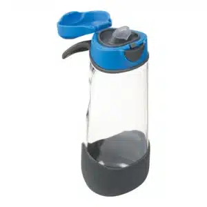 b.box laste spordiotsikuga joogipudel (600 ml) - Blue Slate