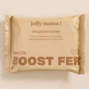 Jolly Mama Boost Iron rauaga rikastatud snäkk (45g)