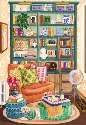 Pieces & Peace pusle (1000 tükki) - Reading cozy spot