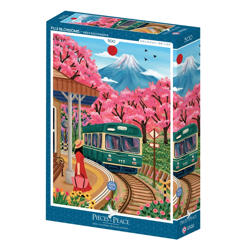 Pieces & Peace pusle (500 tükki) - Fuji Blossoms - Pilt 2